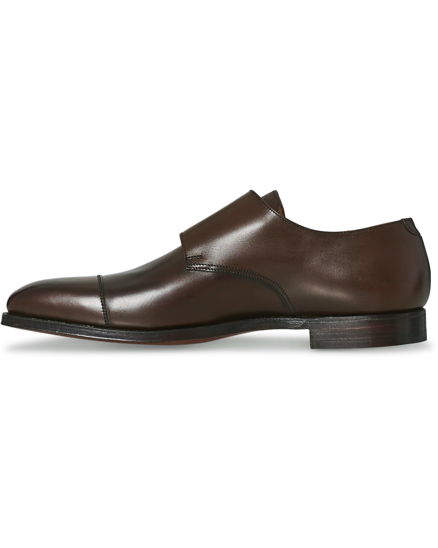 Homme | Crockett & Jones Lowndes Monkstrap Dark Brown Calf | Crockett & Jones | Lowndes Monkstrap Dark Brown Calf