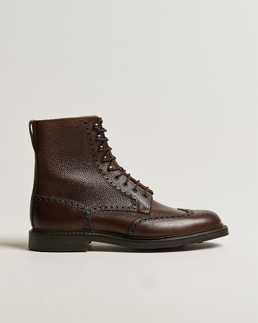Heren | Laarzen | Crockett & Jones | Islay Boot Dark Brown Grained Calf