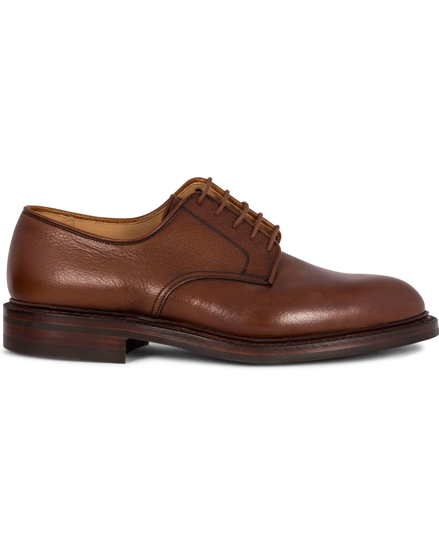 Heren | Crockett & Jones Grasmere Derby Tan Grained Calf | Crockett & Jones | Grasmere Derby Tan Grained Calf