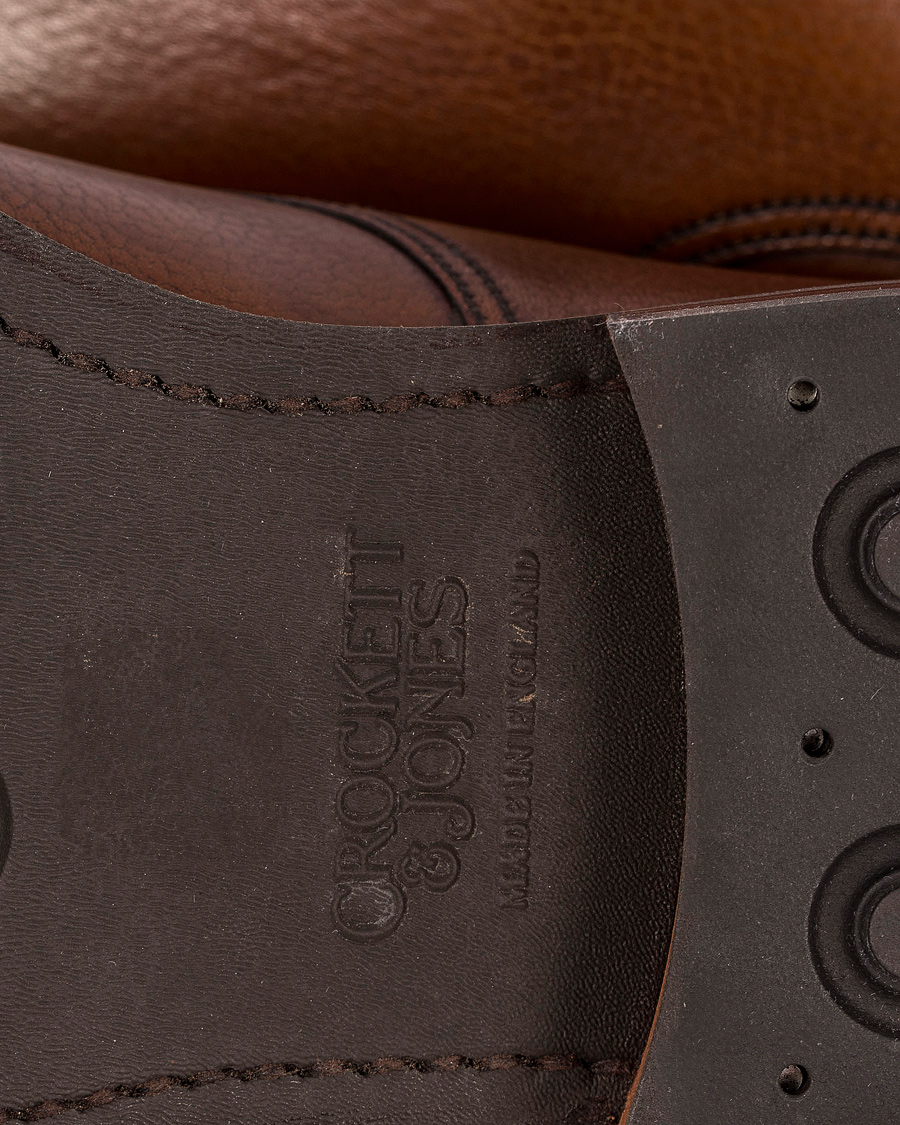 Heren | Crockett & Jones Grasmere Derby Tan Grained Calf | Crockett & Jones | Grasmere Derby Tan Grained Calf