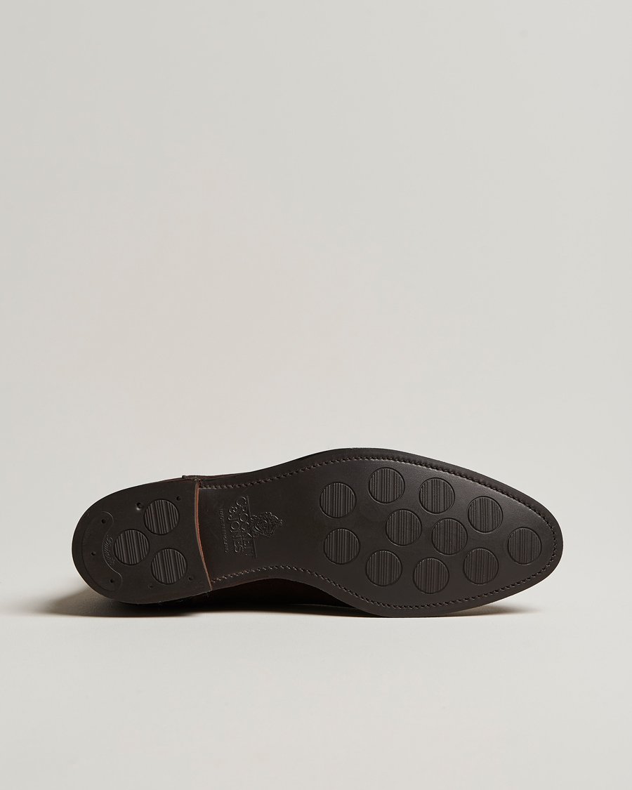 Heren | Laarzen | Crockett & Jones | Chelsea 8 Boot Dark Brown Suede