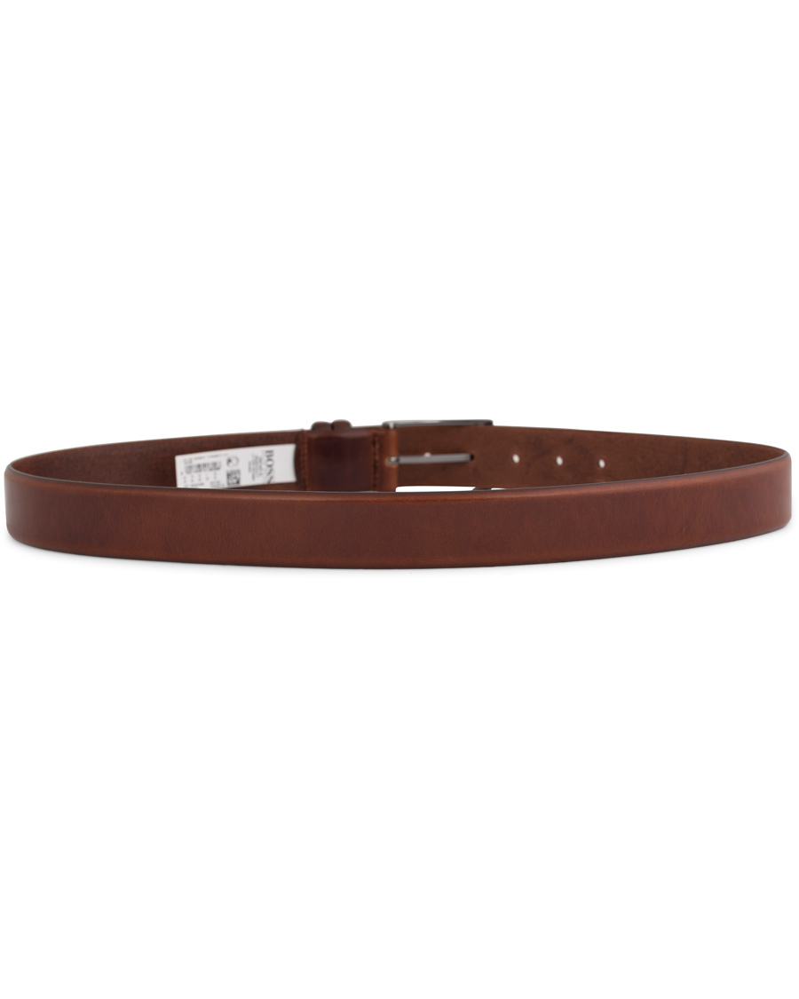 Homme | BOSS Carmello Leather Belt 3,5 cm Medium Brown | BOSS BLACK | BOSS Carmello Leather Belt 3,5 cm Medium Brown
