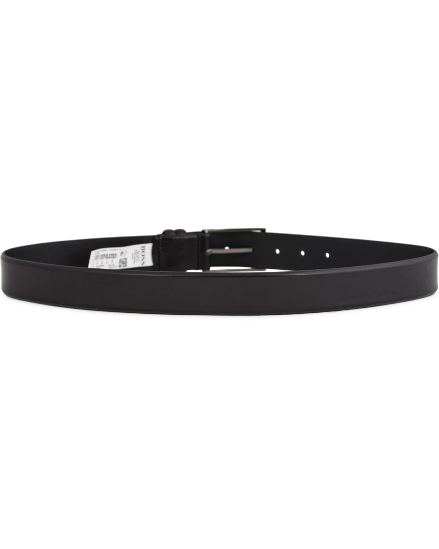 Homme | BOSS Carmello Leather Belt 3,5 cm Black | BOSS BLACK | BOSS Carmello Leather Belt 3,5 cm Black