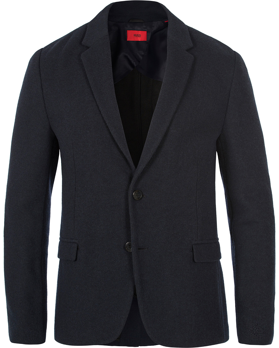 Heren | Blazers | HUGO | Arwido Knitted Blazer Navy