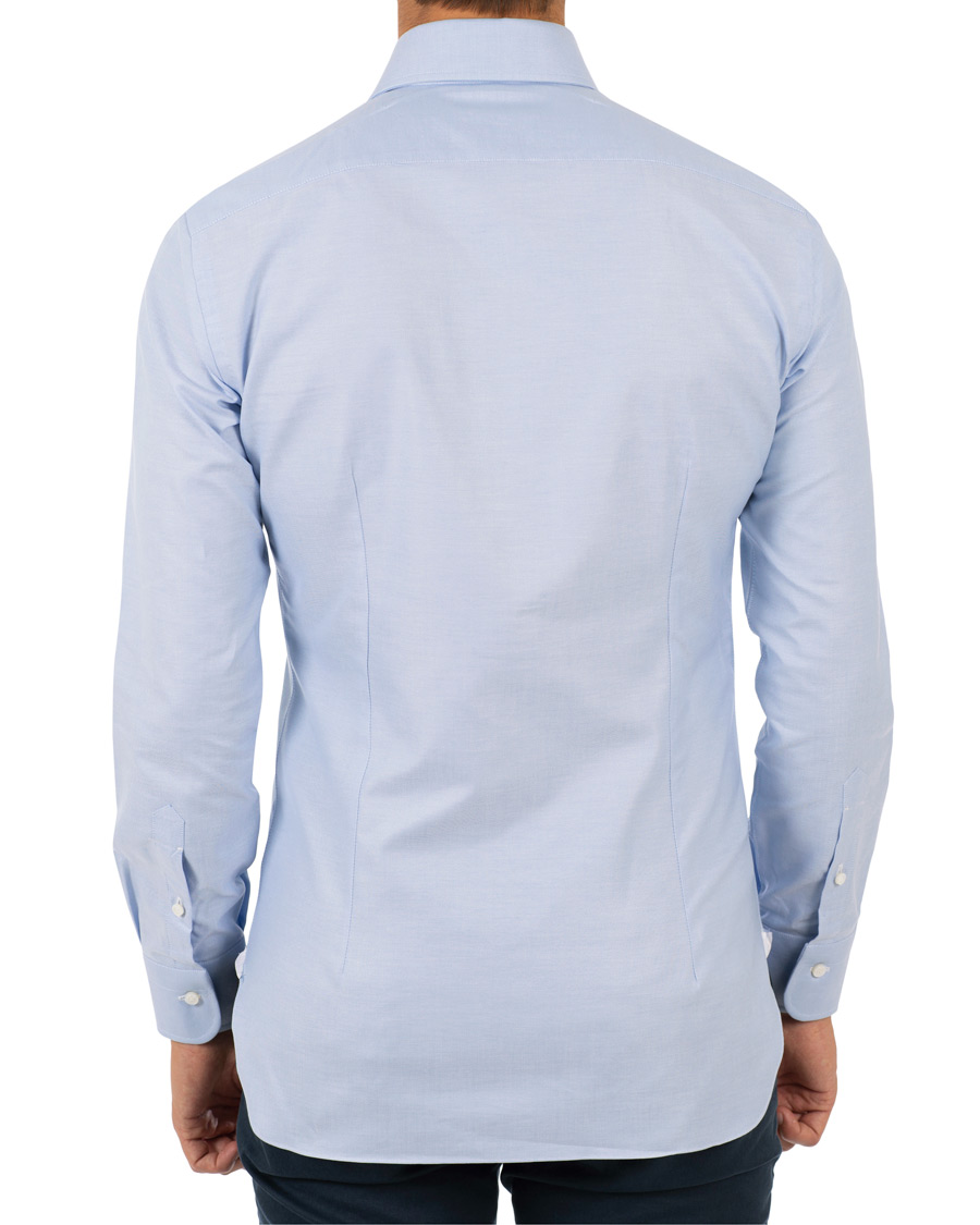 Homme | Chemises | Barba Napoli | Slim Fit Oxford Shirt Blue