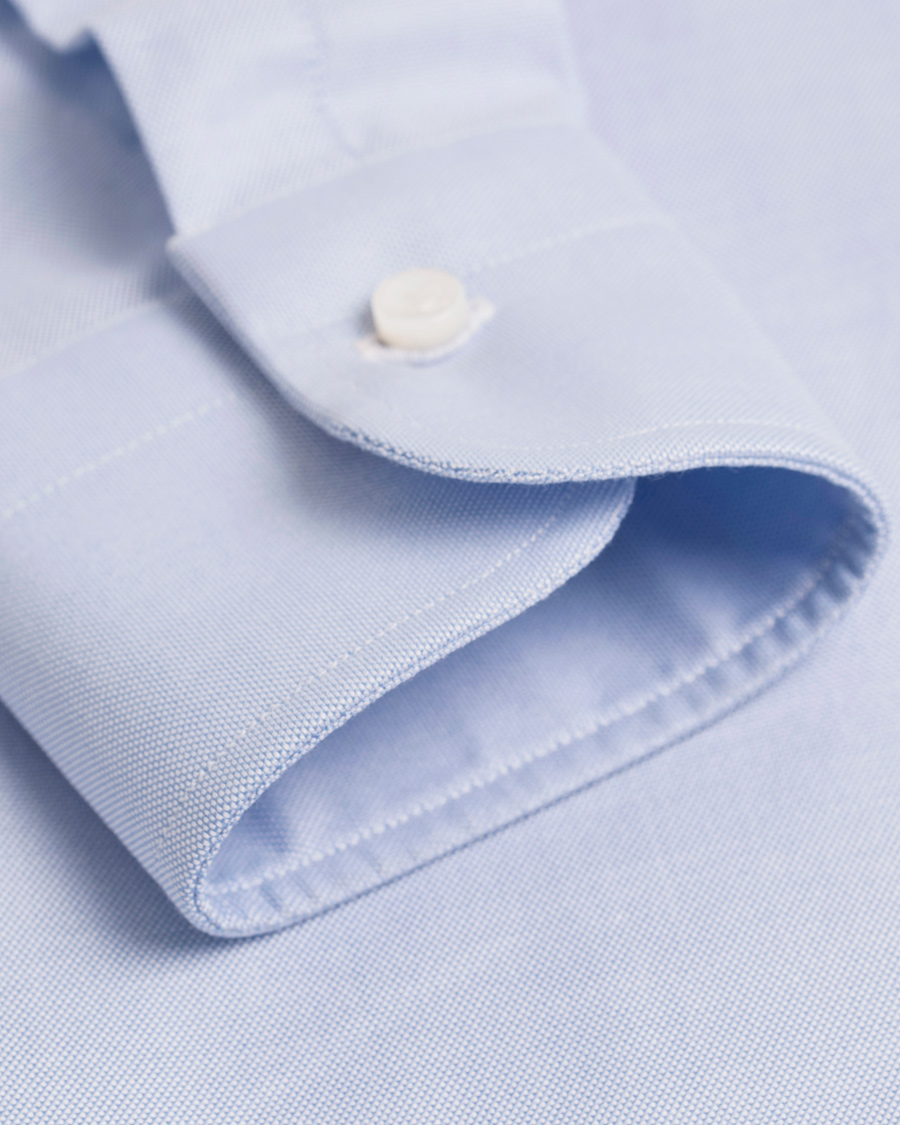 Homme | Chemises | Barba Napoli | Slim Fit Oxford Shirt Blue