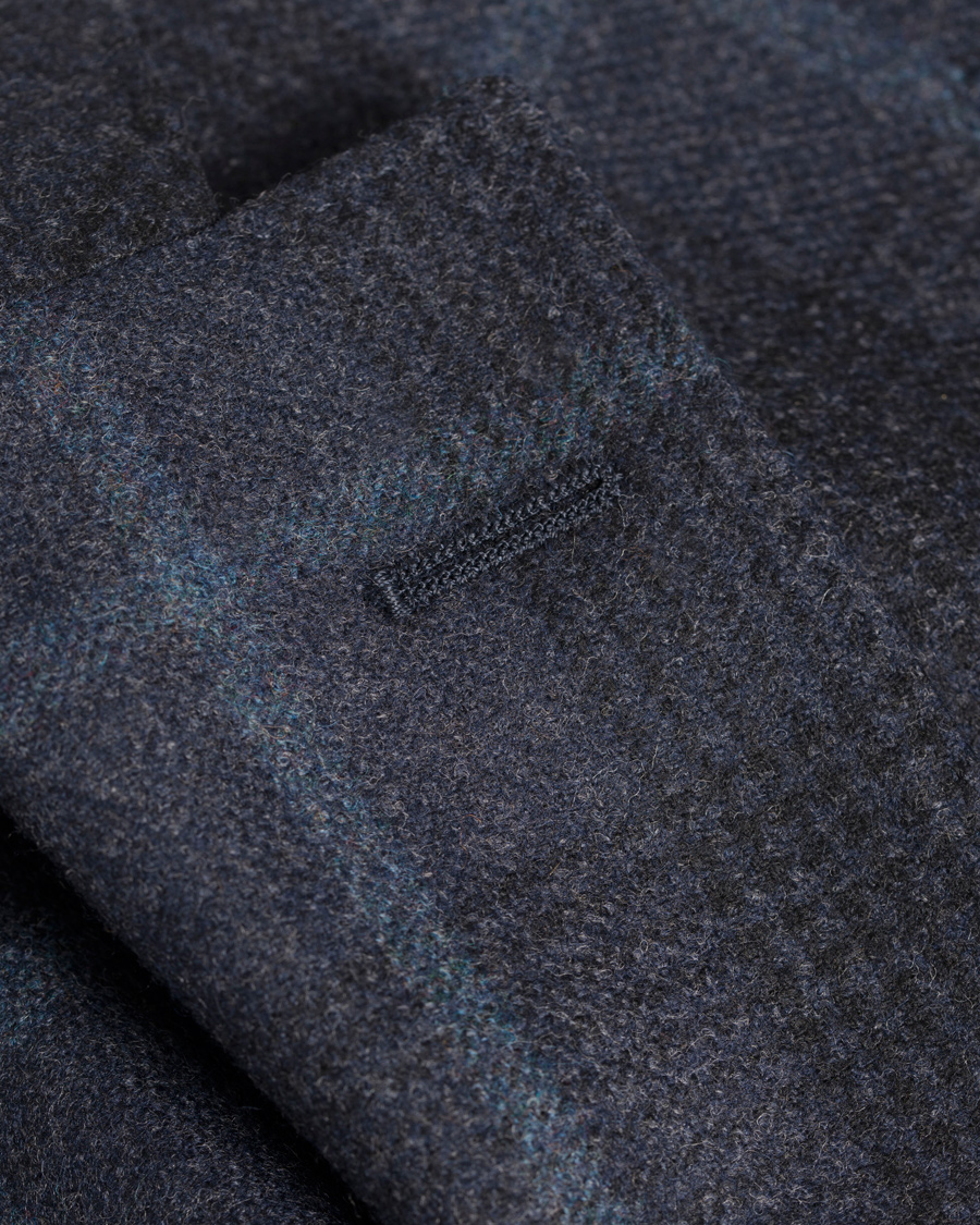 Heren | Blazers | Boglioli | Dover Patch Pocket Glenncheck Wool Blazer Navy