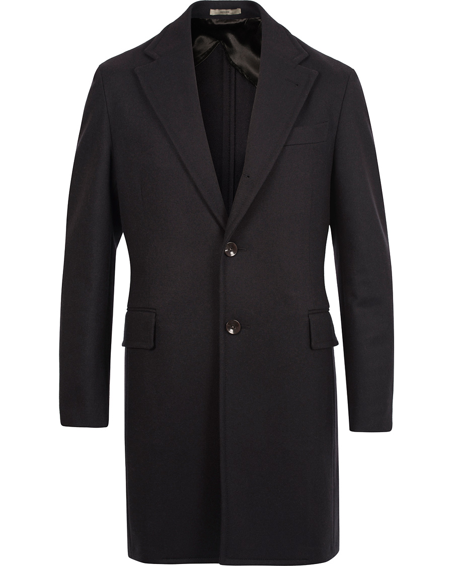 Homme | Manteaux Et Vestes | Boglioli | Cappotto Wool Coat Black