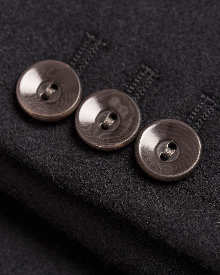 Homme | Manteaux Et Vestes | Boglioli | Cappotto Wool Coat Black