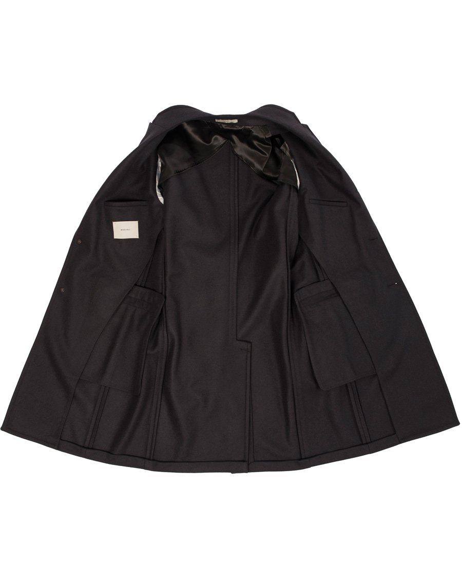 Homme | Manteaux Et Vestes | Boglioli | Cappotto Wool Coat Black