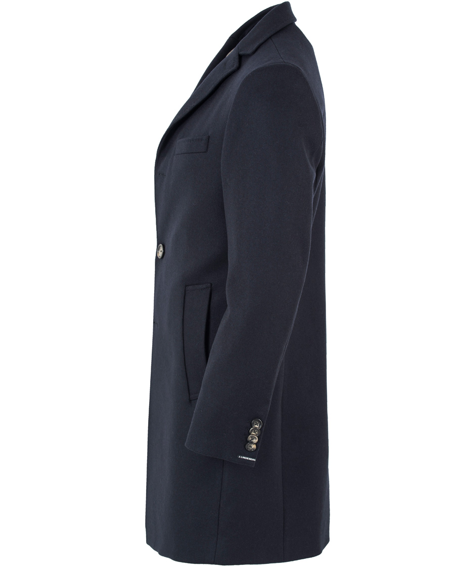 Homme | Manteaux Et Vestes | J.Lindeberg | Wolger Compact Melton Coat Dark Navy