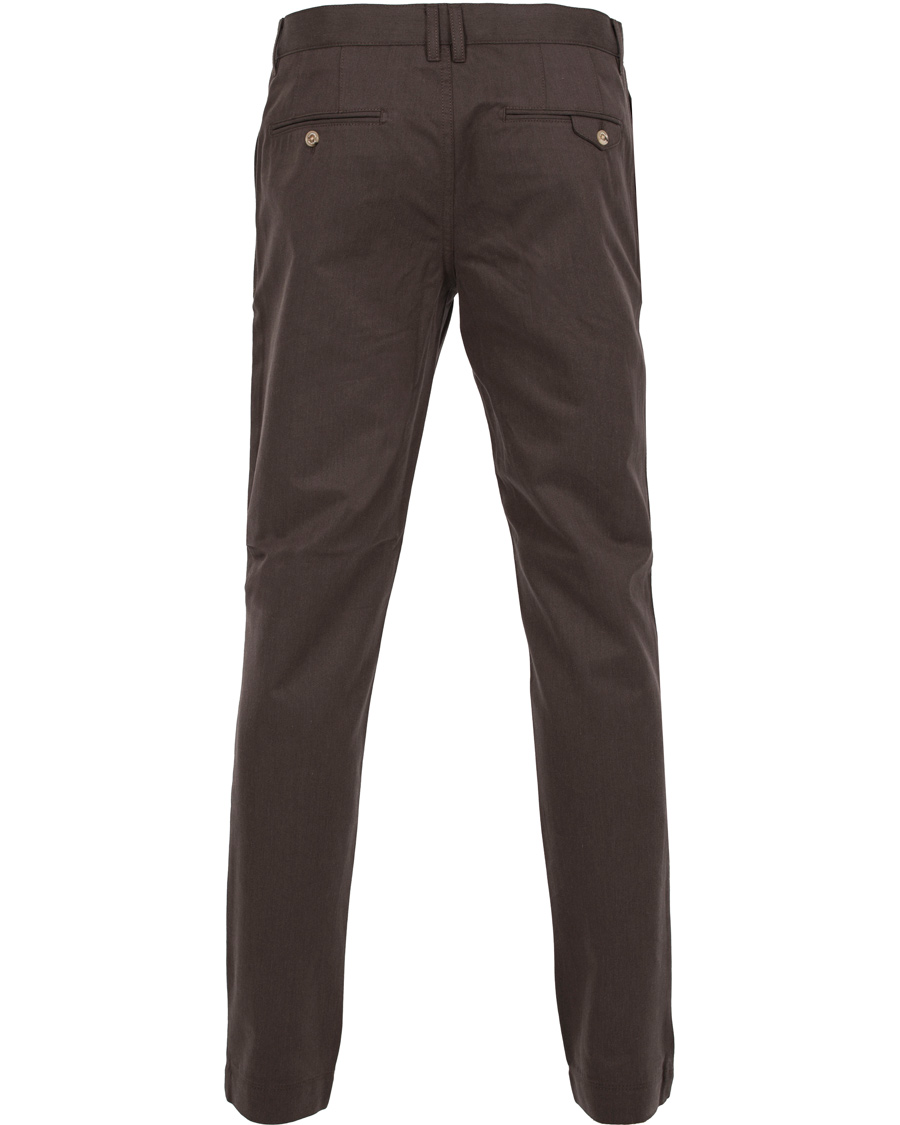 Homme | Pantalons | J.Lindeberg | Chaze Flannel Twill Chino Dirt Brown