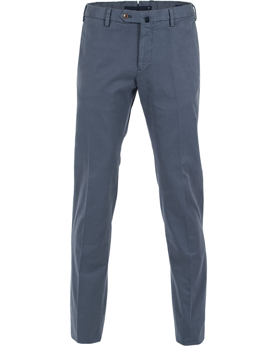 Homme | Pantalons | Incotex | Slim Fit Comfort Chino Blue