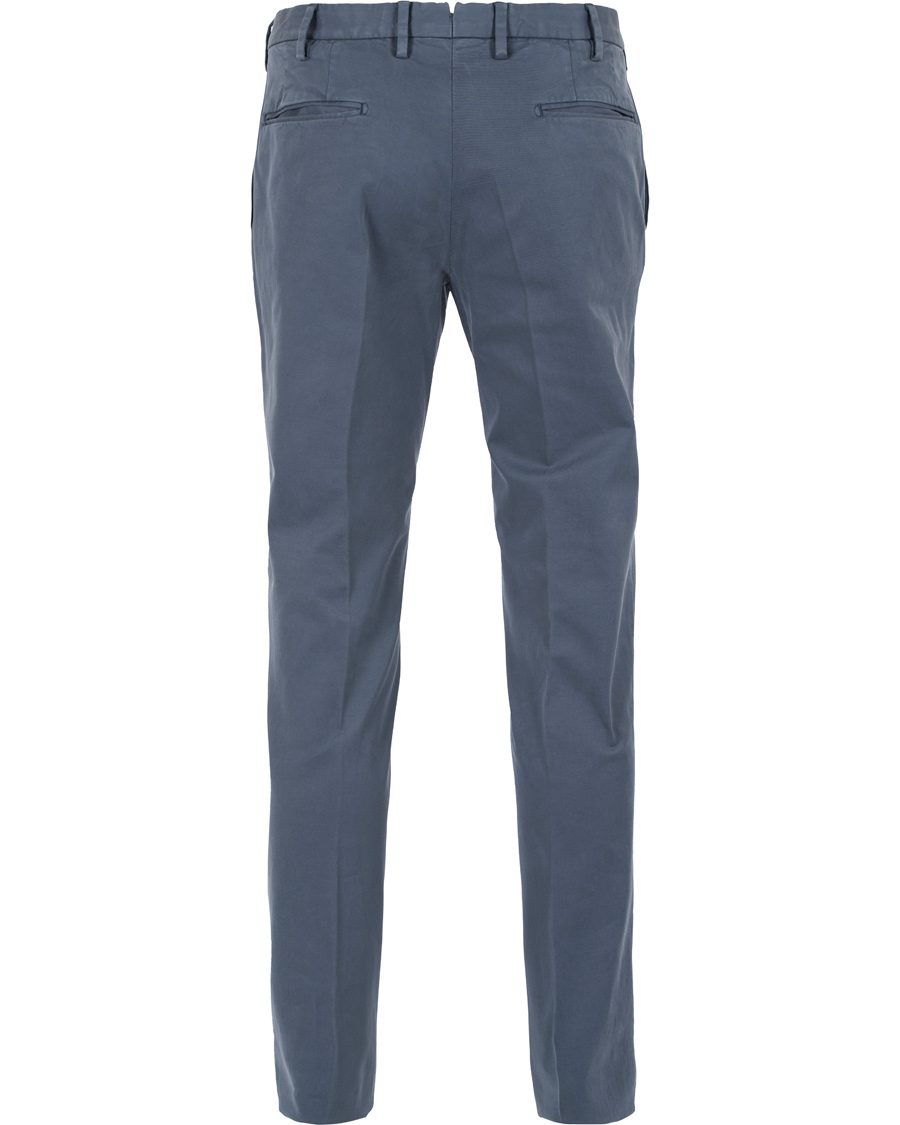 Homme | Pantalons | Incotex | Slim Fit Comfort Chino Blue