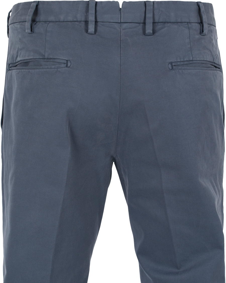Homme | Pantalons | Incotex | Slim Fit Comfort Chino Blue