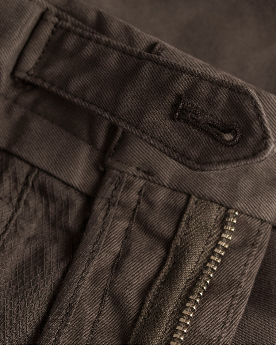 Homme | Pantalons | Incotex | Slim Fit Comfort Chino Brown