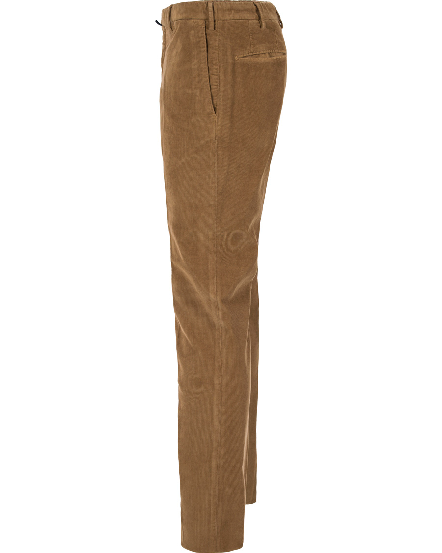 Heren | Broeken | Incotex | Garment Dyed Corduroy Trousers Light Brown