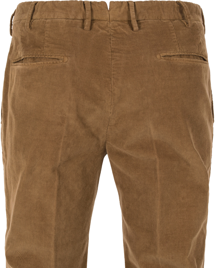 Heren | Broeken | Incotex | Garment Dyed Corduroy Trousers Light Brown