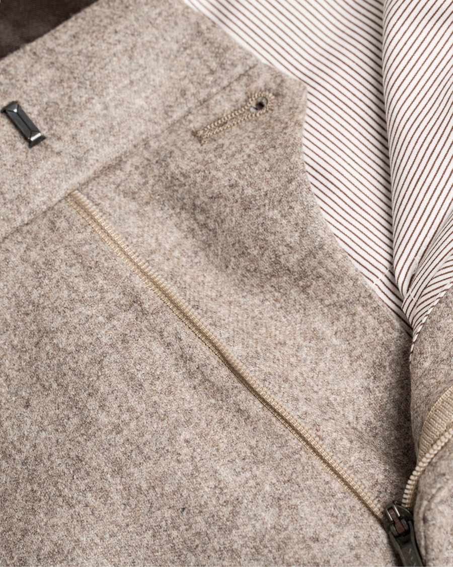 Homme | Pantalons | Morris Heritage | Fred 100's Flannel Trousers Camel 52