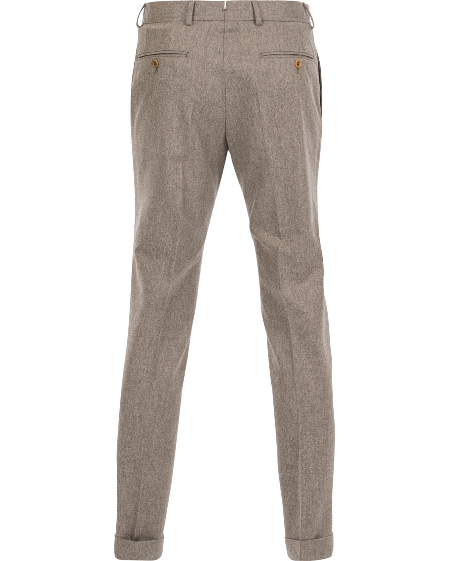 Homme | Pantalons | Morris Heritage | Fred 100's Flannel Trousers Camel 52