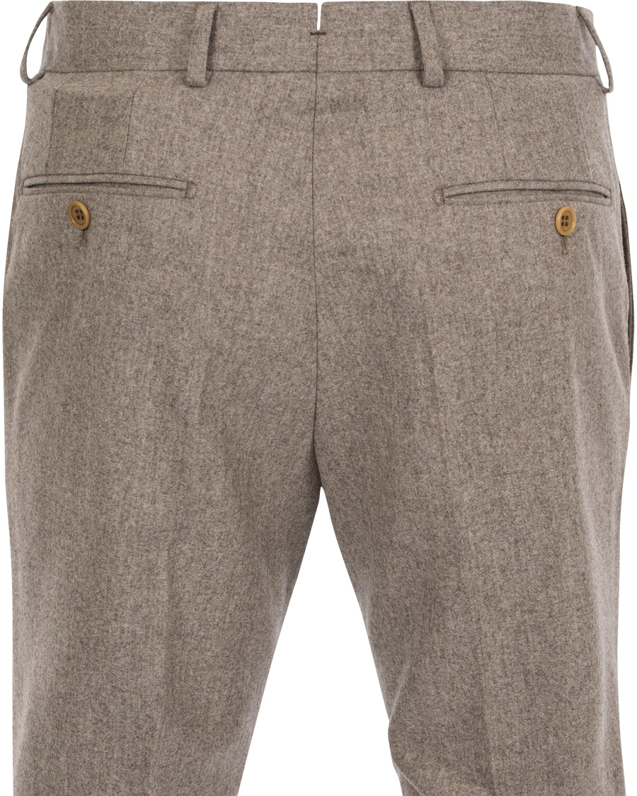 Homme | Pantalons | Morris Heritage | Fred 100's Flannel Trousers Camel 52