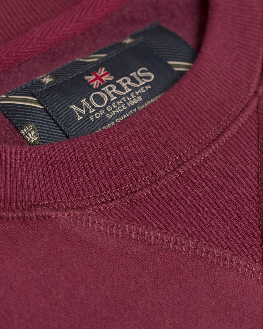 Homme | Pulls Et Tricots | Morris | Logo Sweatshirt Wine Red