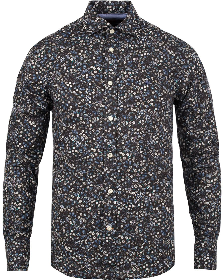 Homme | Chemises | Morris | New Barrel Liberty Printed Shirt Navy
