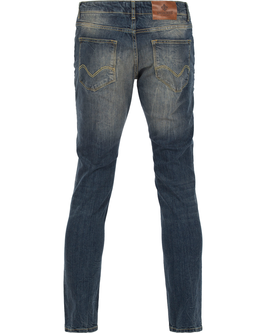 Homme | Jeans | Morris | Steve Vintage Jeans Dar Wash Blue Hole