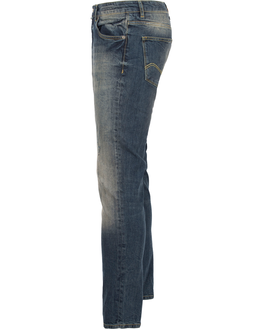 Homme | Jeans | Morris | Steve Vintage Jeans Dar Wash Blue Hole