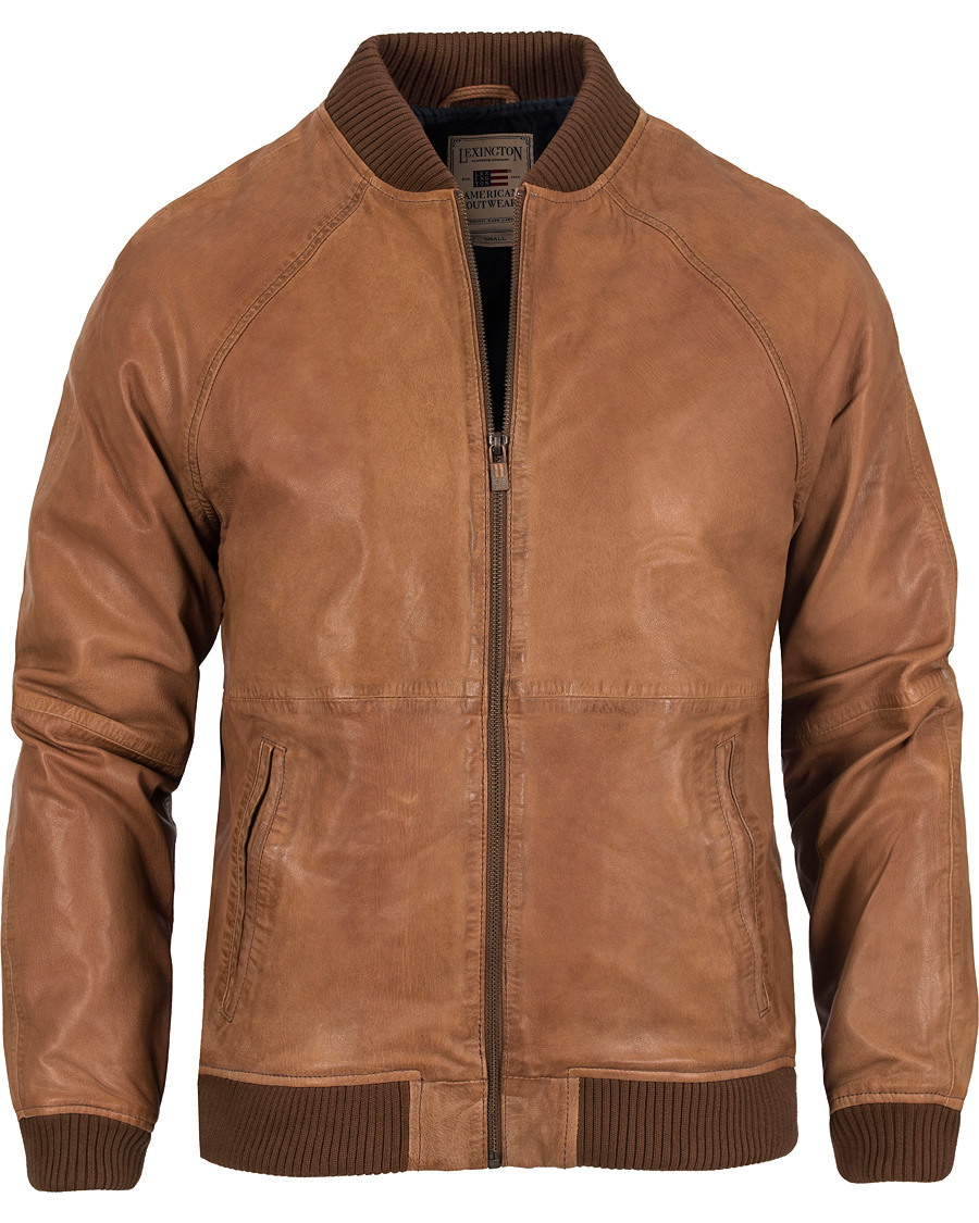 Homme | Manteaux Et Vestes | Lexington | Eddie Leather Jacket Brown