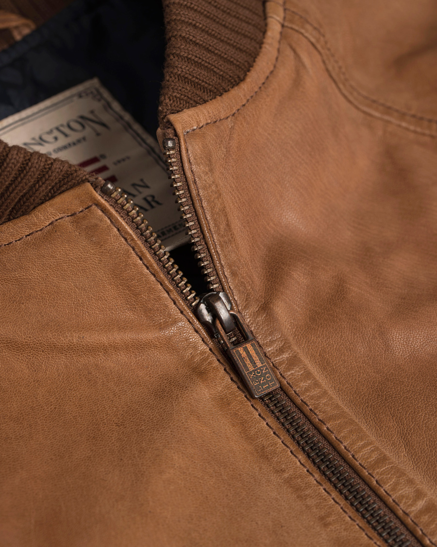 Homme | Manteaux Et Vestes | Lexington | Eddie Leather Jacket Brown