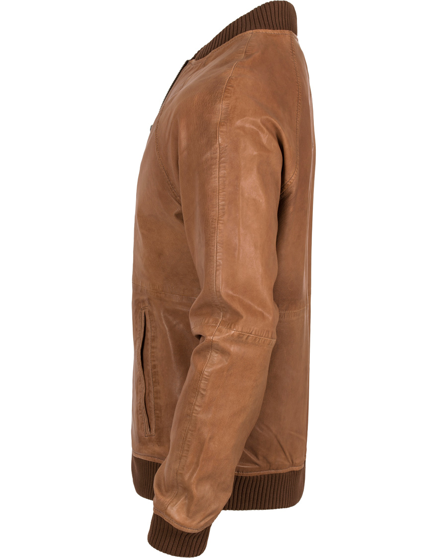 Homme | Manteaux Et Vestes | Lexington | Eddie Leather Jacket Brown