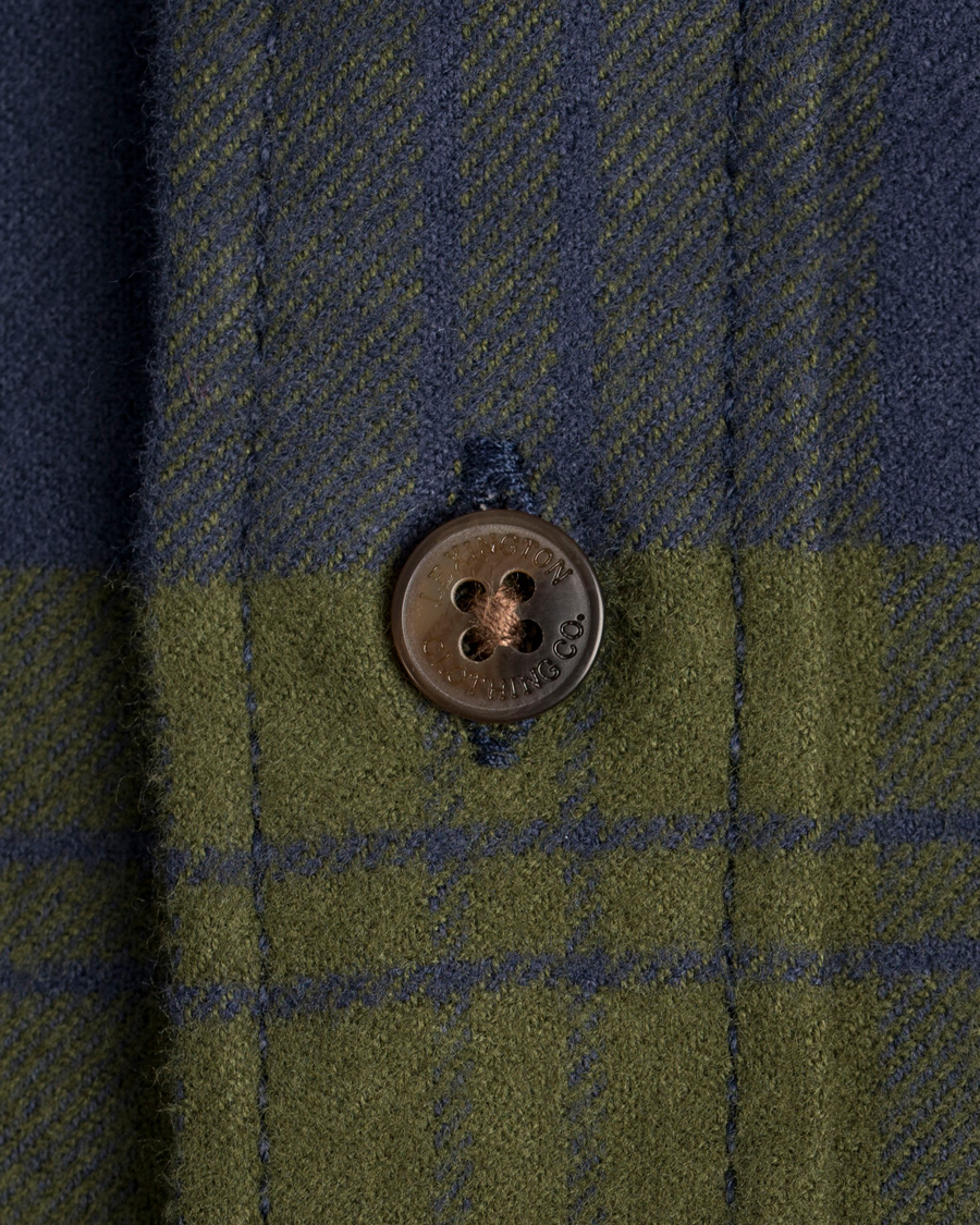 Homme | Chemises | Lexington | Philip Flannel Shirt Green/Blue Check