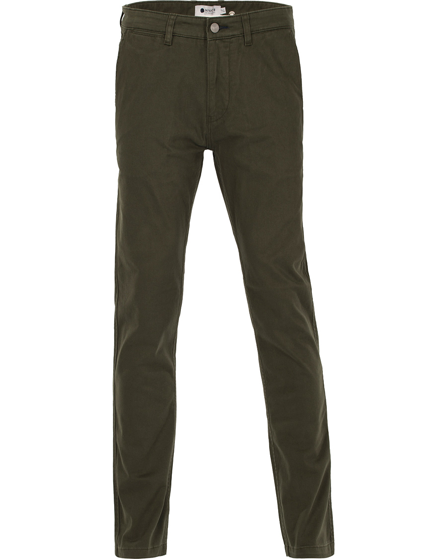 Heren | Broeken | NN07 | Marco 1001 Stretch Chinos Dark Army