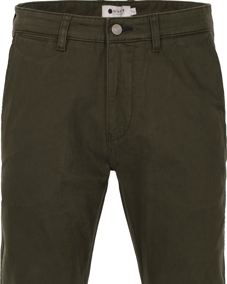 Heren | Broeken | NN07 | Marco 1001 Stretch Chinos Dark Army