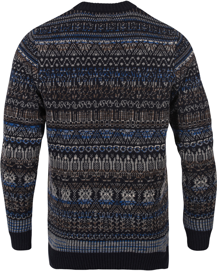 Homme | Pulls Et Tricots | NN07 | Tony Fair Isle Knitted Sweater Navy