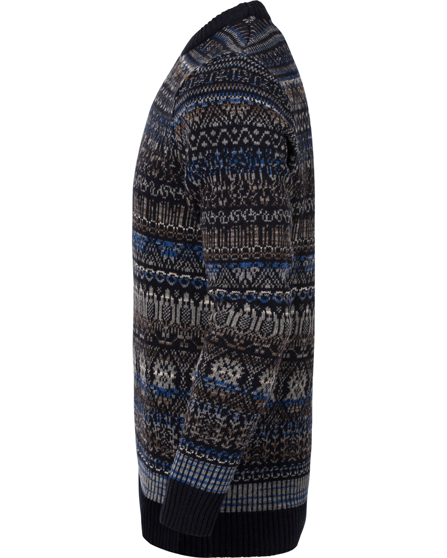 Homme | Pulls Et Tricots | NN07 | Tony Fair Isle Knitted Sweater Navy