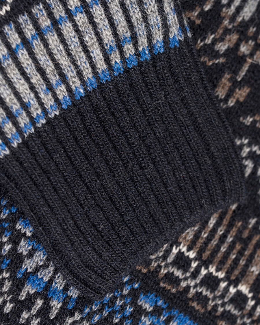 Homme | Pulls Et Tricots | NN07 | Tony Fair Isle Knitted Sweater Navy
