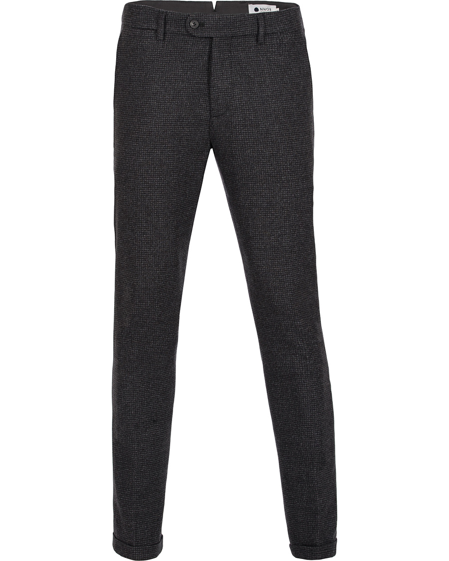 Homme | Pantalons | NN07 | Soho Pant Micro Check Dark Grey