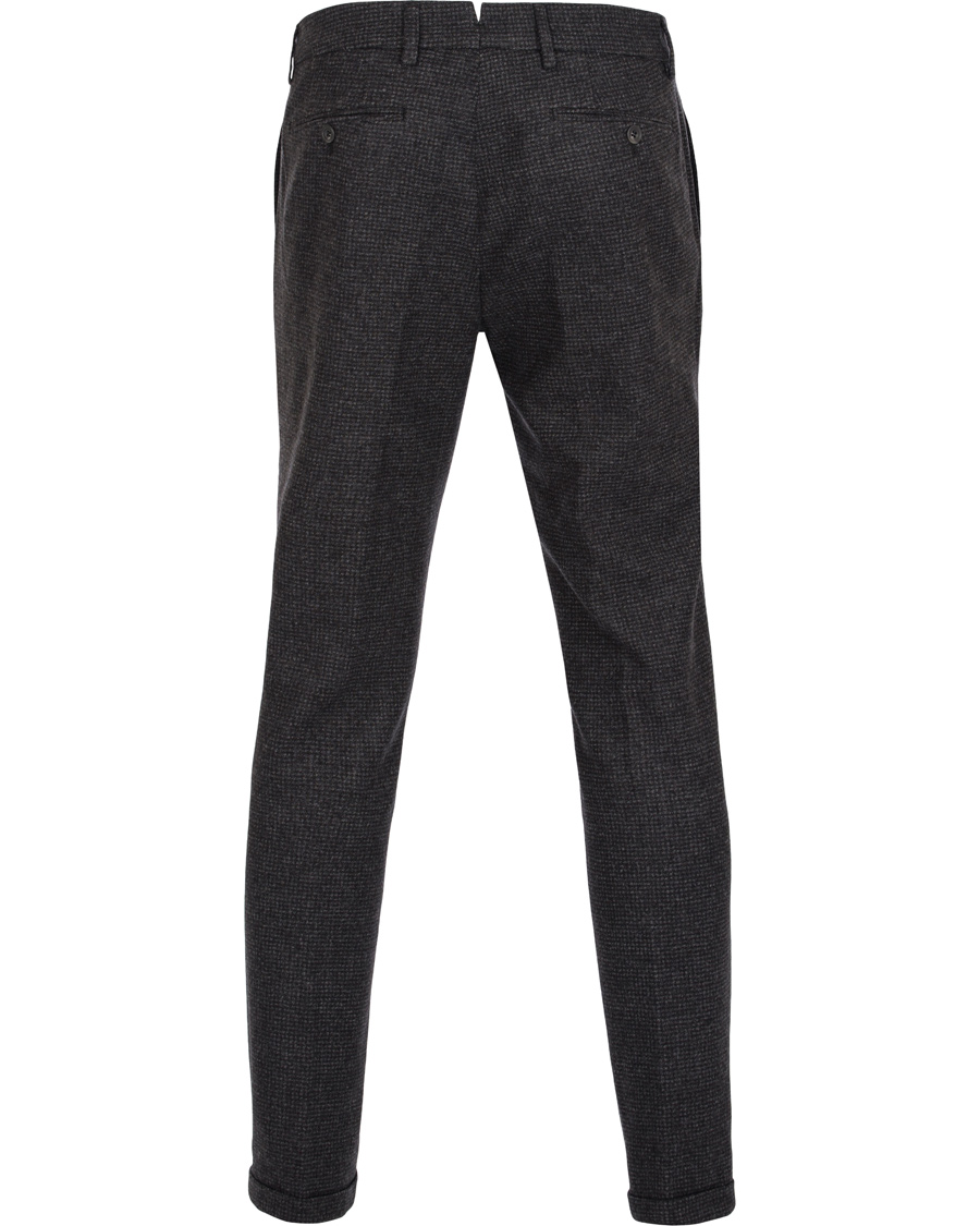 Homme | Pantalons | NN07 | Soho Pant Micro Check Dark Grey