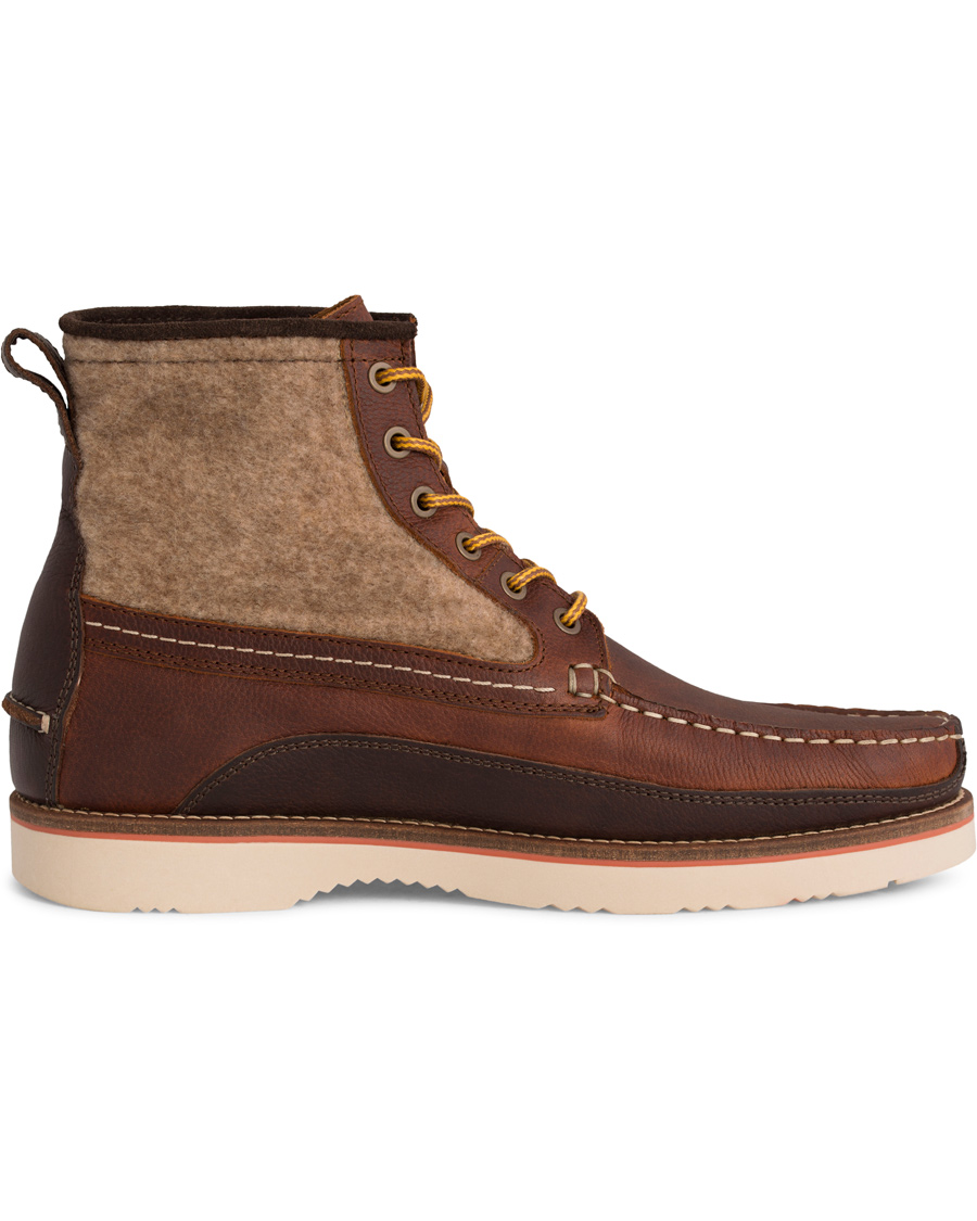 Homme | GANT Huck Boot Calf Textile Cognac | GANT | Huck Boot Calf Textile Cognac