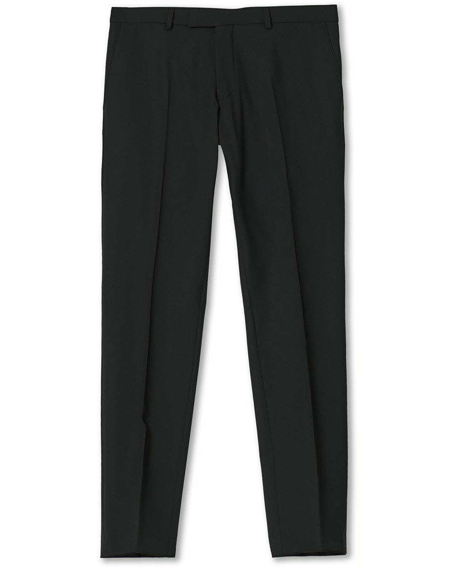 Homme | Pantalons | Oscar Jacobson | Damien Trousers Super 120's Wool Black