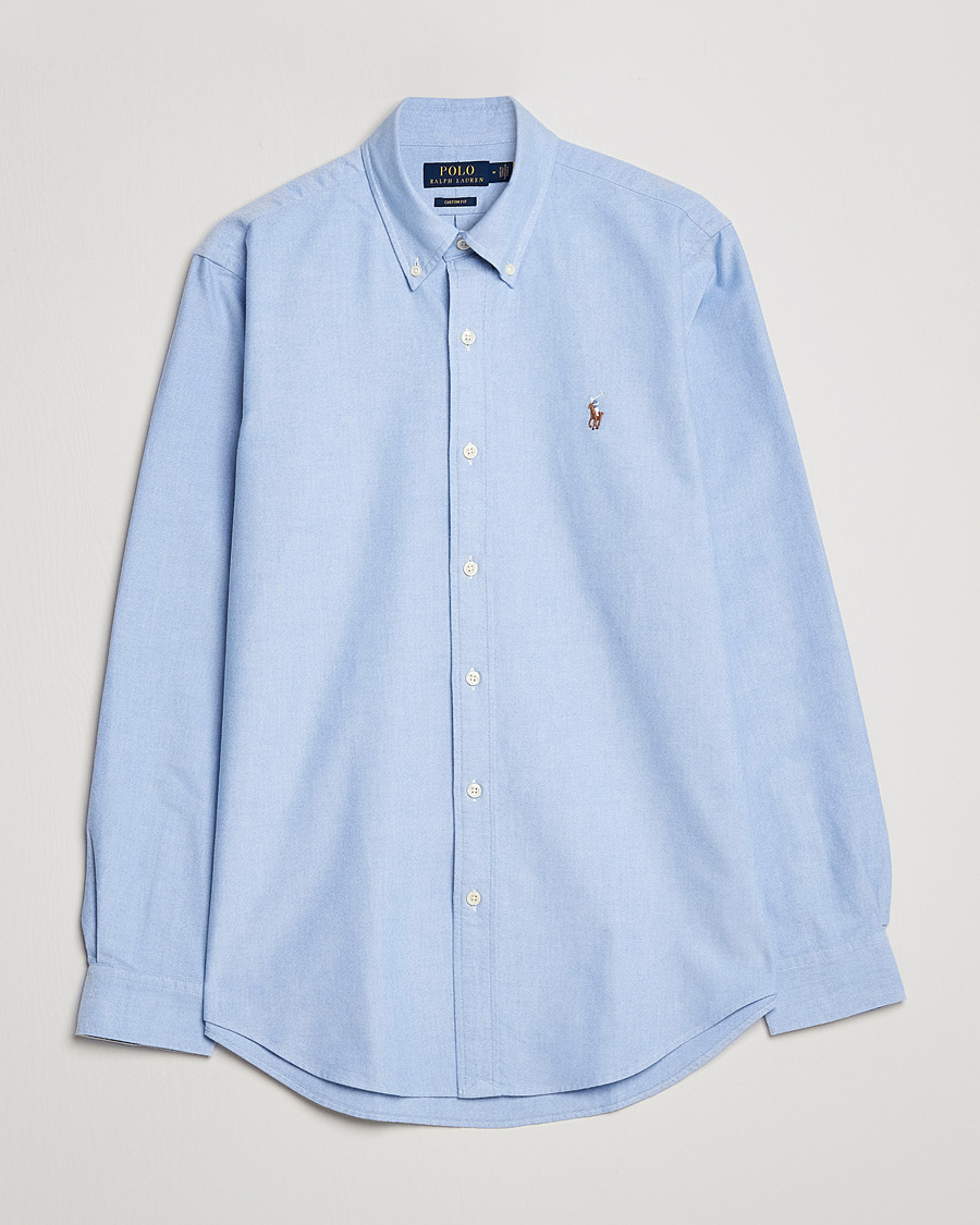 Homme | Chemises | Polo Ralph Lauren | Custom Fit Oxford Shirt Blue