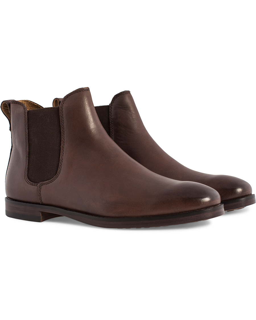 Homme | Polo Ralph Lauren Dillian Chelsea Boot Dark Brown Calf | Polo Ralph Lauren | Dillian Chelsea Boot Dark Brown Calf
