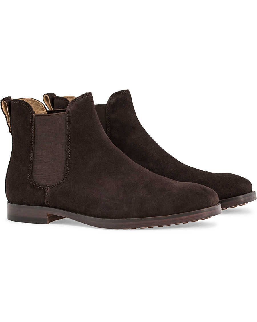 Homme | Polo Ralph Lauren Dillian Chelsea Boot Dark Brown Suede | Polo Ralph Lauren | Dillian Chelsea Boot Dark Brown Suede