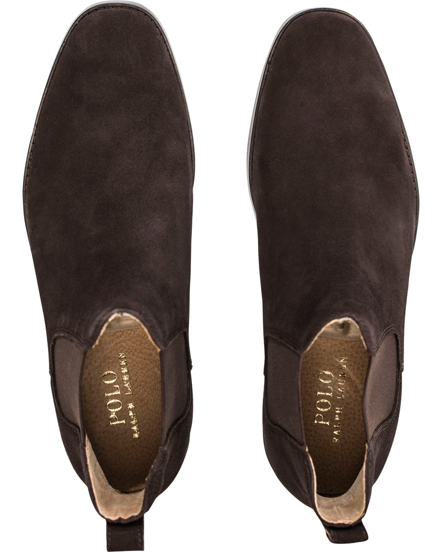 Homme | Polo Ralph Lauren Dillian Chelsea Boot Dark Brown Suede | Polo Ralph Lauren | Dillian Chelsea Boot Dark Brown Suede