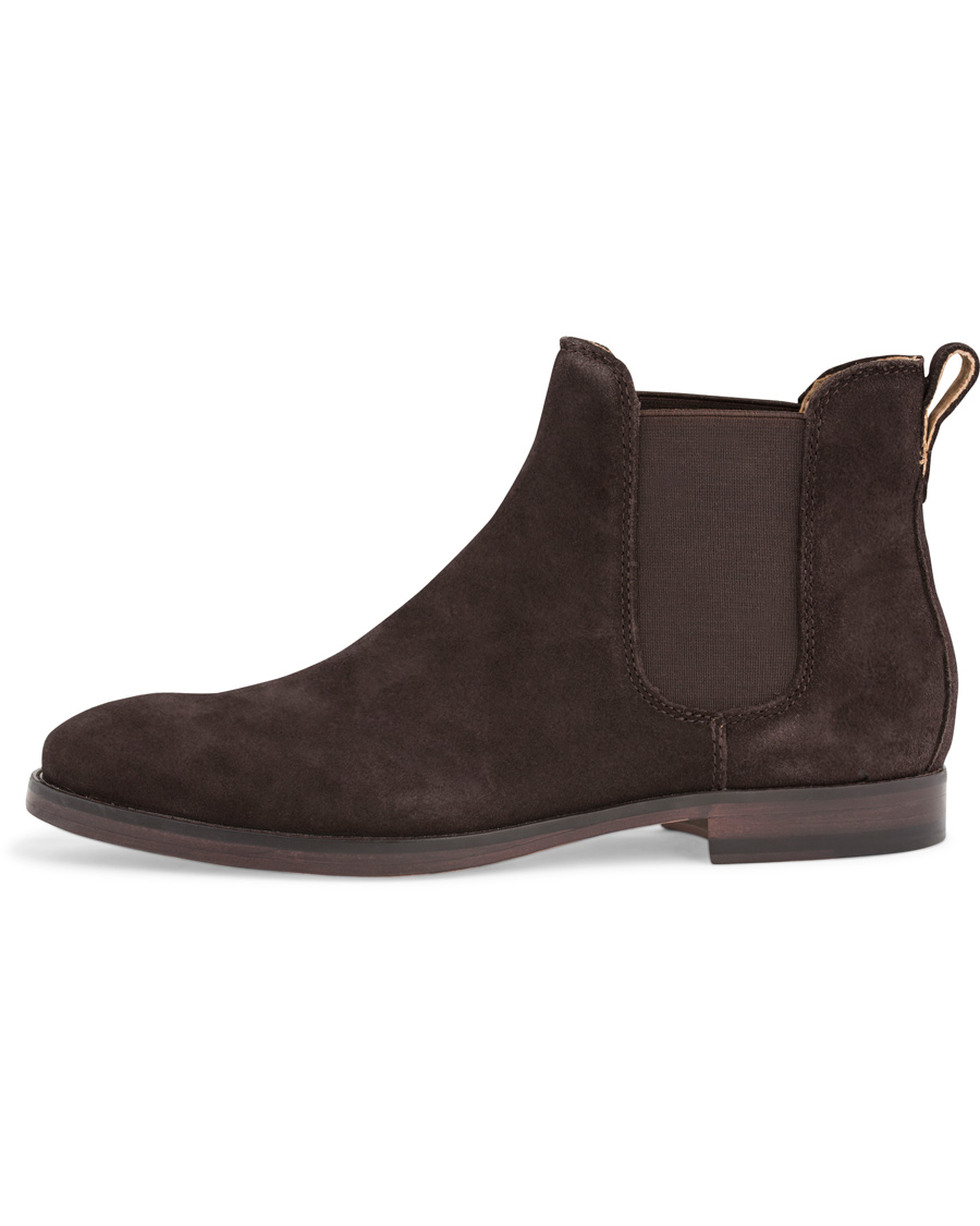Homme | Polo Ralph Lauren Dillian Chelsea Boot Dark Brown Suede | Polo Ralph Lauren | Dillian Chelsea Boot Dark Brown Suede