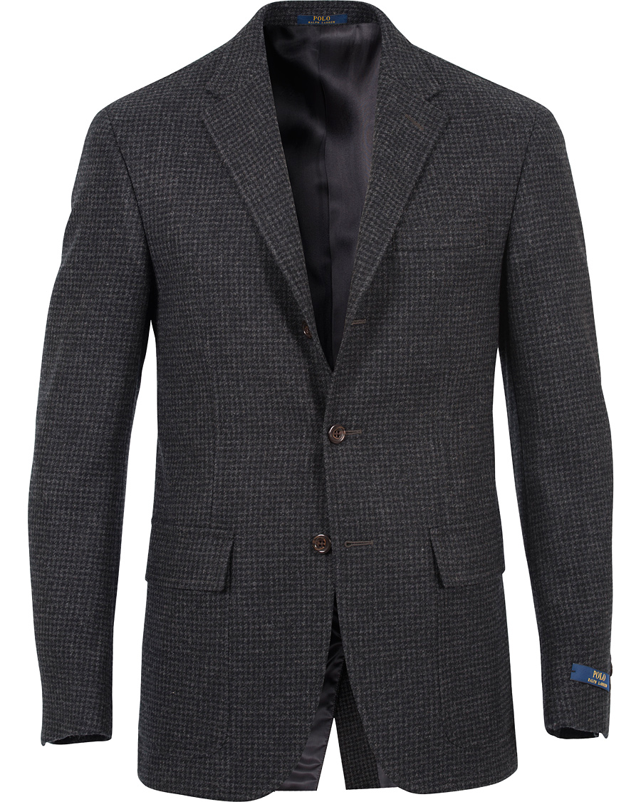 Homme | Blazers | Polo Ralph Lauren | Clothing Saxony Wool Jacket Charcoal