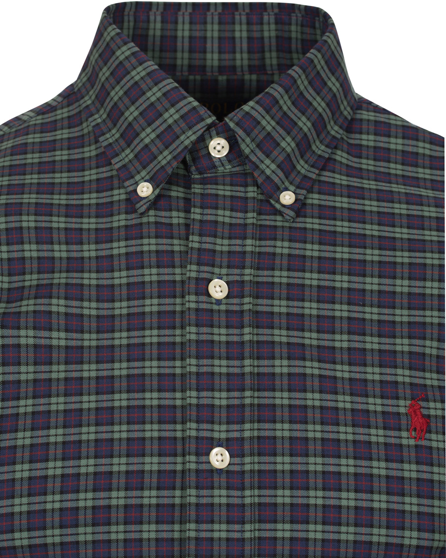 Heren | Overhemden | Polo Ralph Lauren | Slim Fit Stretch Oxford Shirt Artichoke/Plum