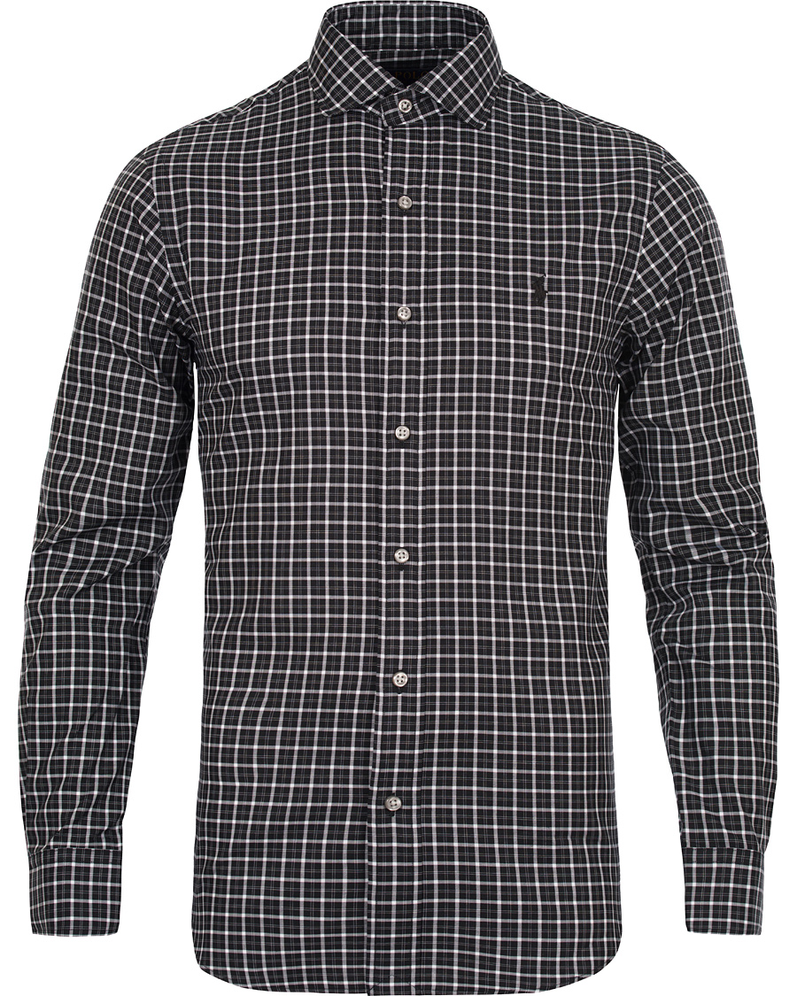 Heren | Overhemden | Polo Ralph Lauren | Slim Fit Estate Shirt Check Black/White